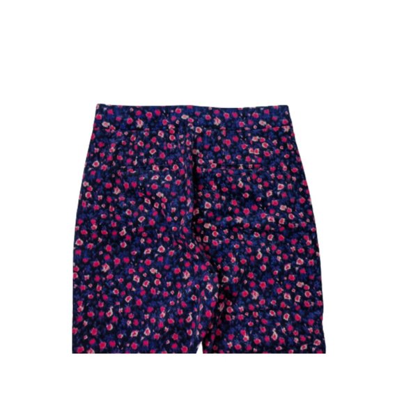 J. Crew Kickout Dotted Floral Corduroy Pants 8 - Picture 8 of 9